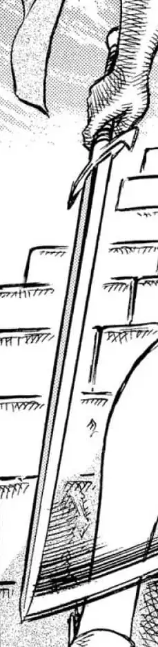 Меч Каски во время битвы за Долдрей