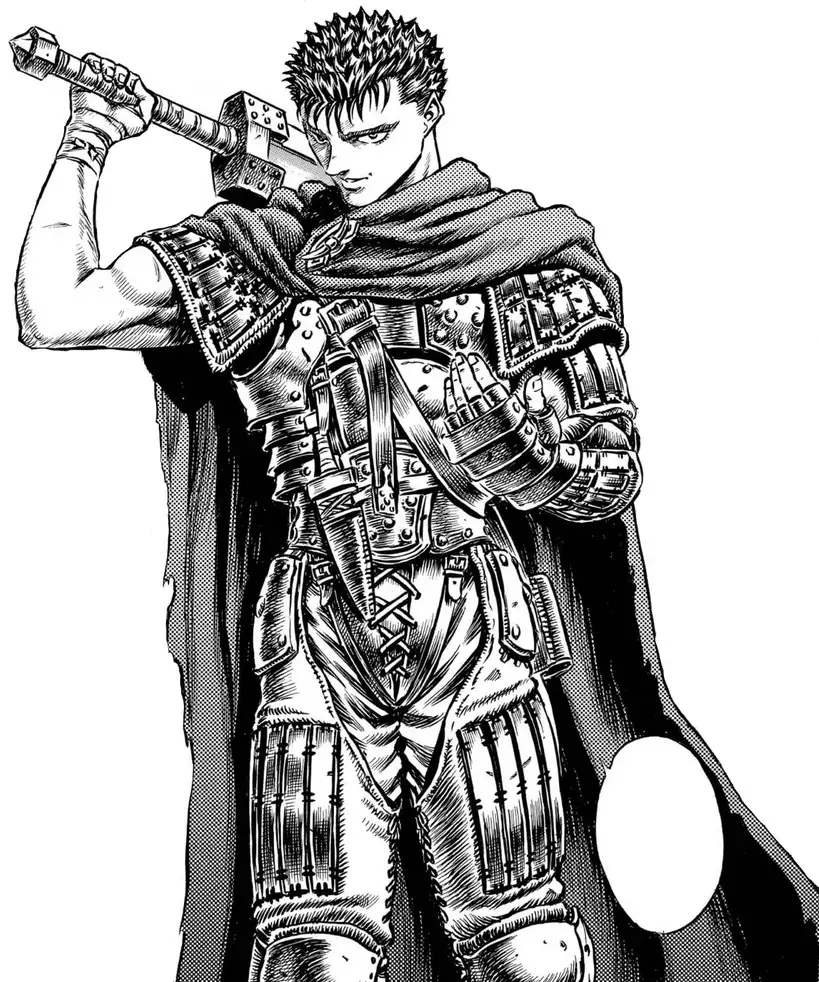 Доспех Гатса после ухода и возвращения в Отряд Сокола